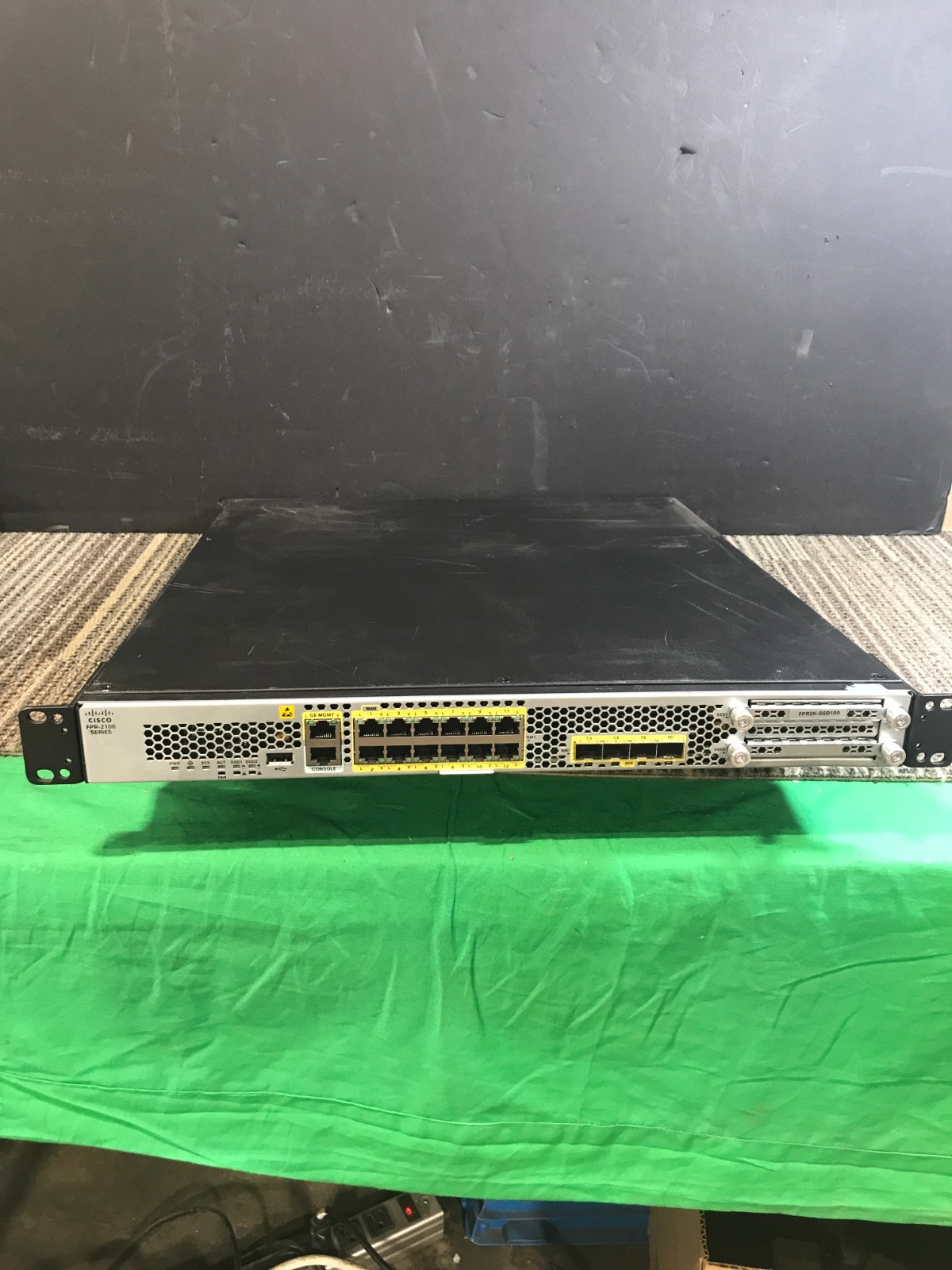 Cisco Firepower 2100 FPR-2110 Security Firewall Appliance 100GB SSD w/ Rack Ears
