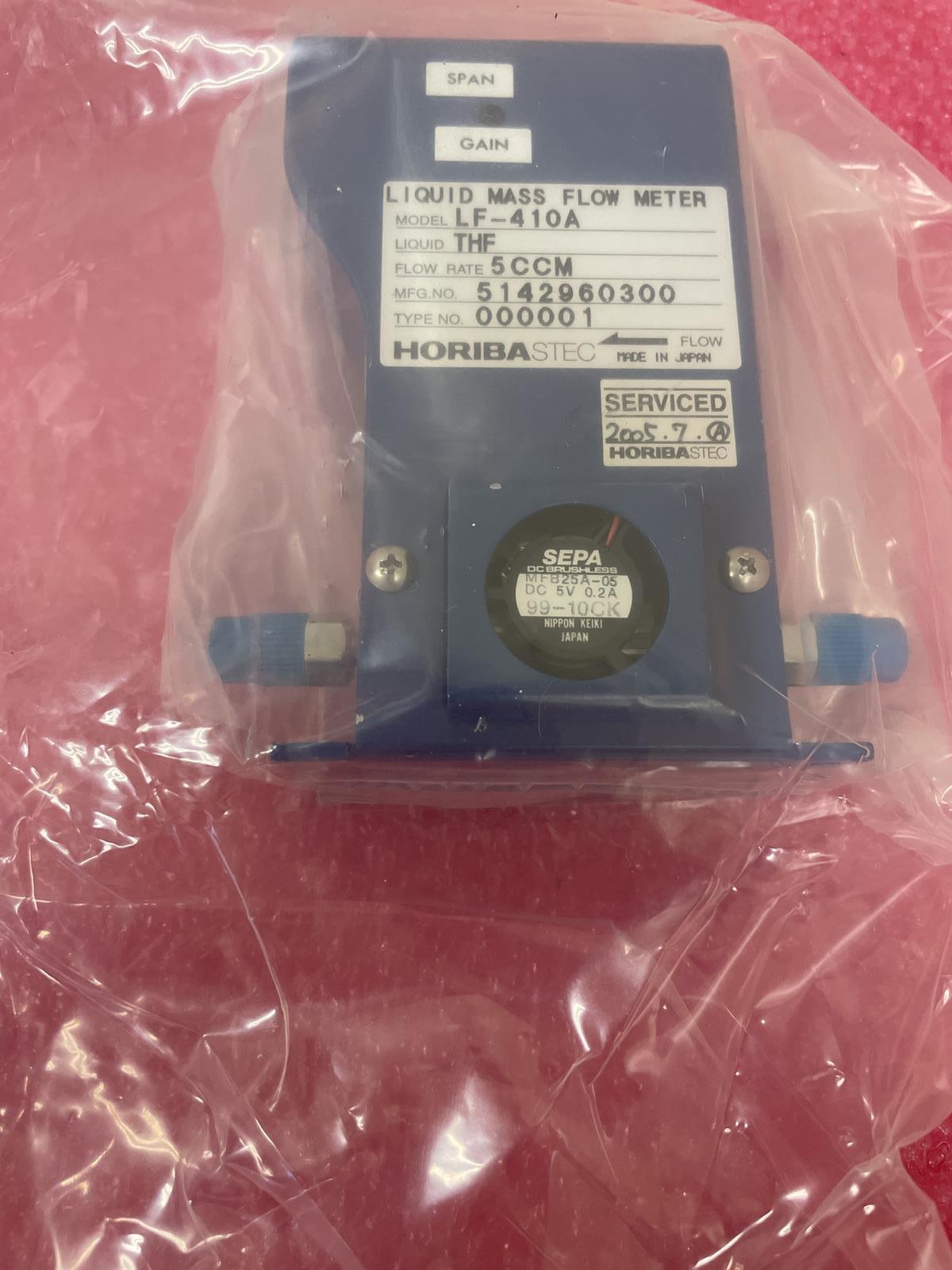 HORIBASTEC LF-410A THF 5CCM LIQUID MASS FLOW METER