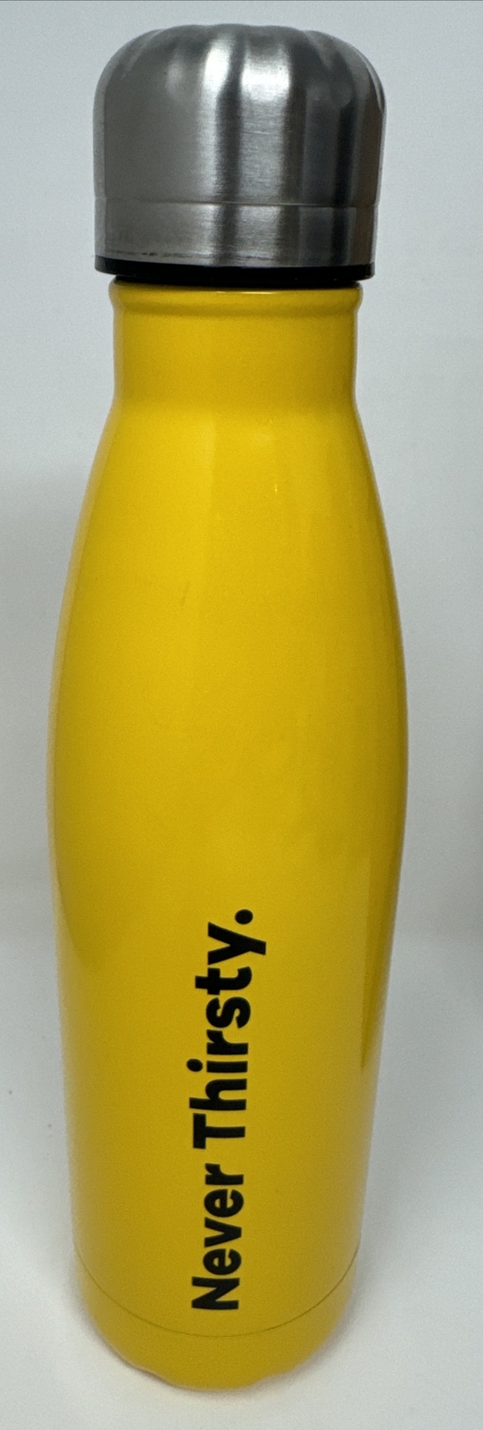 Bumble Dating App Romance Insulated Water Bottle Canteen Yellow “Never Thirsty”