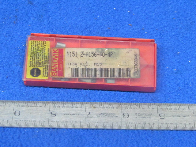 7 NEW Sandvik Inserts   N151.2-A156-40-4P  H13A            L-538