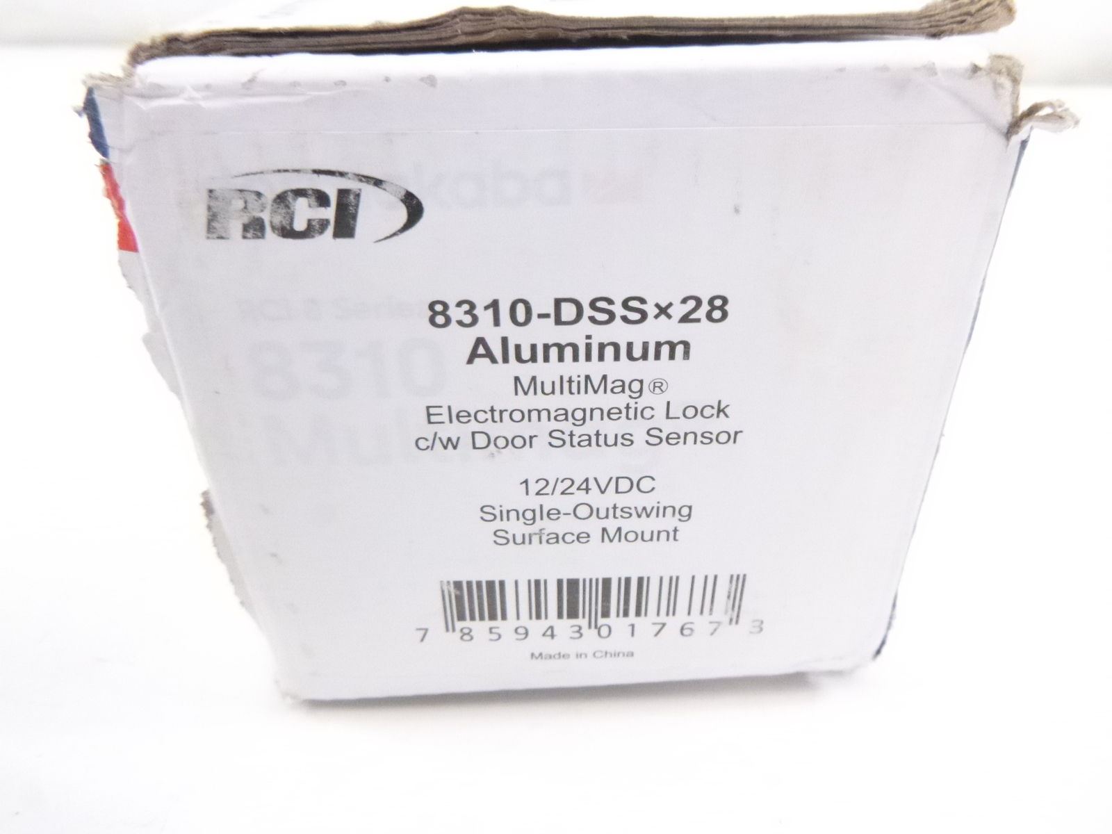 Dormakaba RCI 8310-DSS x 28 Electromagnetic Lock for Single Door 1500lb 12/24VDC