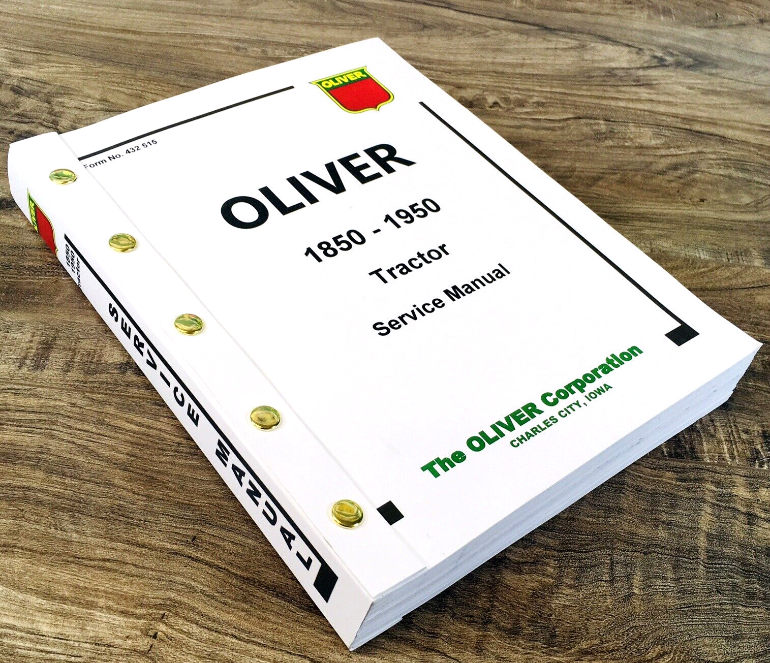 Oliver 1850 1950 Tractor Service Manual Repair Shop Technical Workshop Book