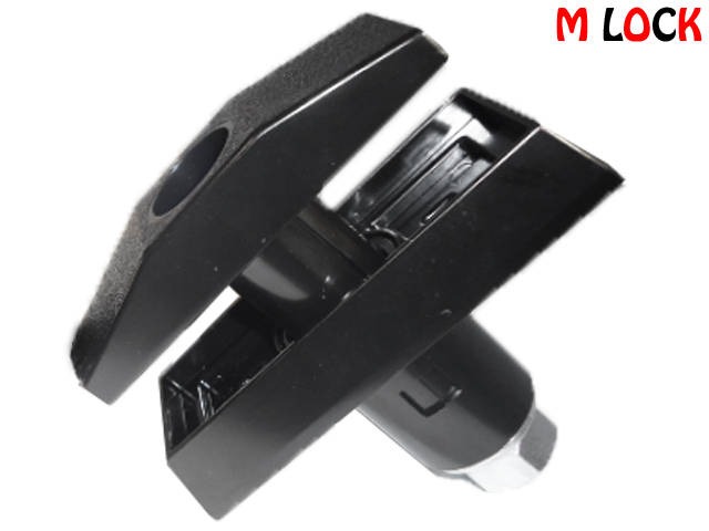 LOT OF 2 T Handle  Vending machine Pop up Vendo short quarter turn Black 0585