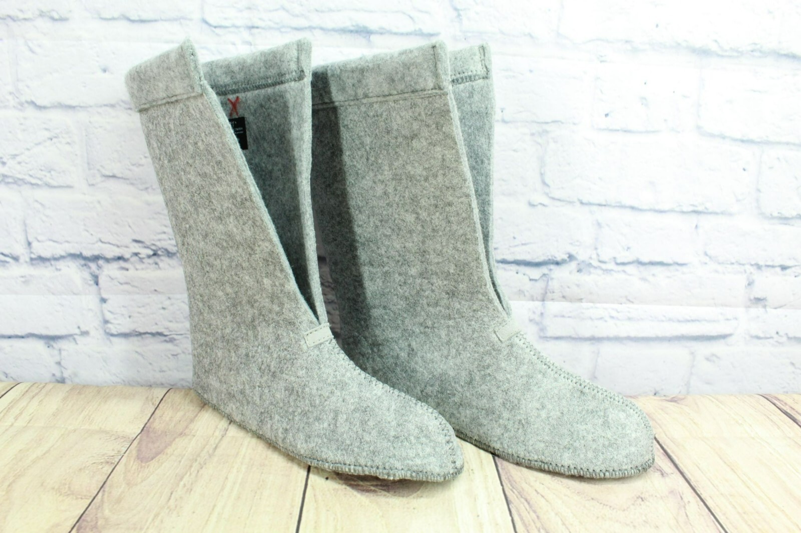 LL Bean Kids Gray Wool Warm Replacement Boot Liner Inserts Size 7
