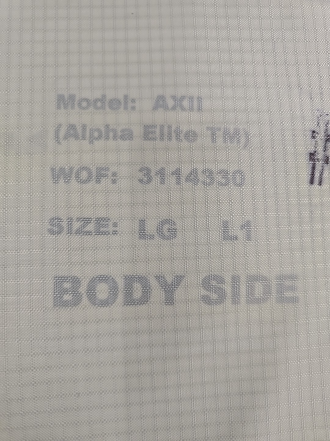 PB Alpha Elite AXII Soft Armor Inserts Large Front/Back