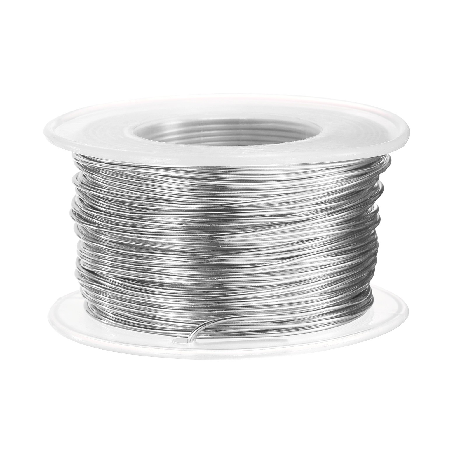 18 Gauge Aluminum Craft Wire 1.0mm 98.5ft Bendable Metal Wire, Silver Tone