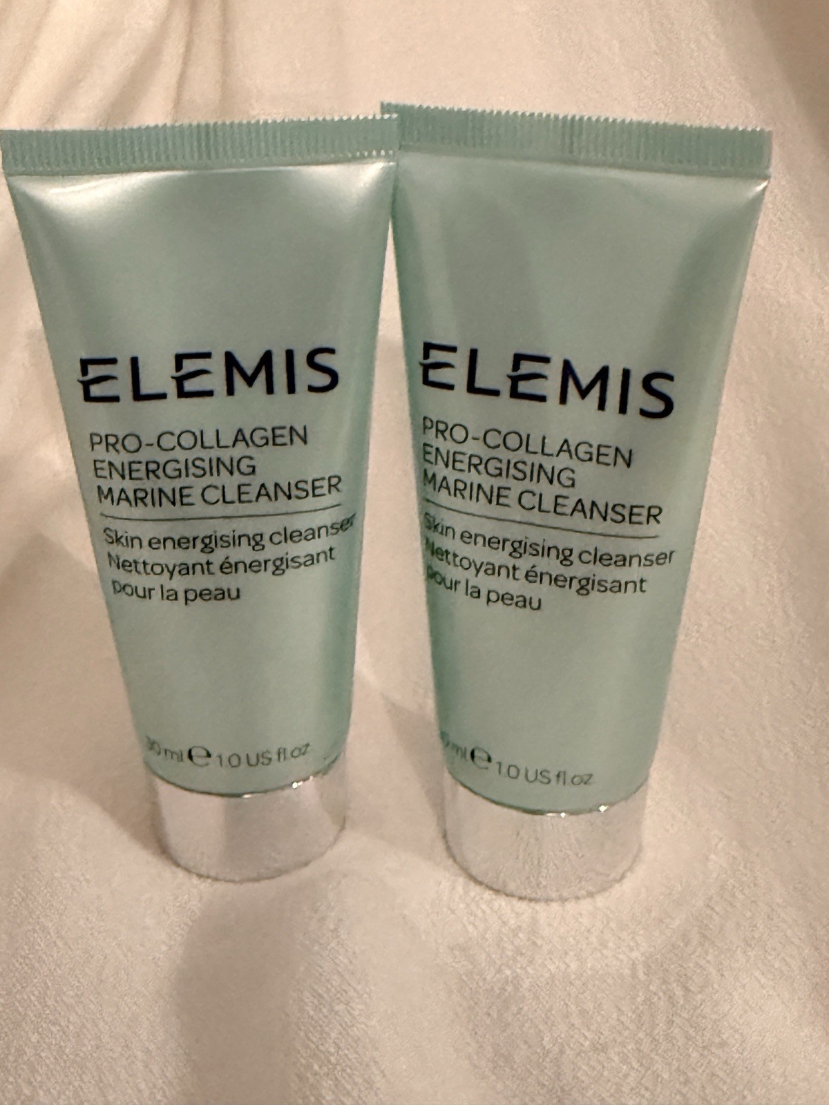 ELEMIS PRO-COLLAGEN ENERGISING MARINE CLEANSER 1 fl oz Travel Size X 2