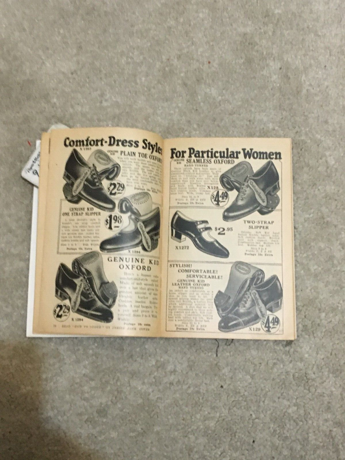 Vntg 1927 Anderson Shoe Co Men Women Shoes & Socks 52 Page Color Catalog Fashion