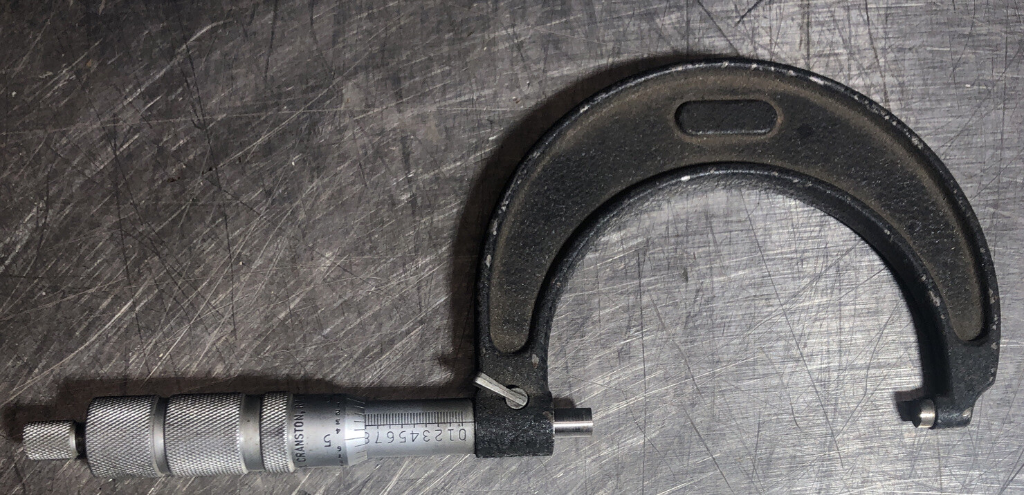 Central Tool Co. Outside Micrometer Caliper 2" - 3" Opening - FREE SHIPPING