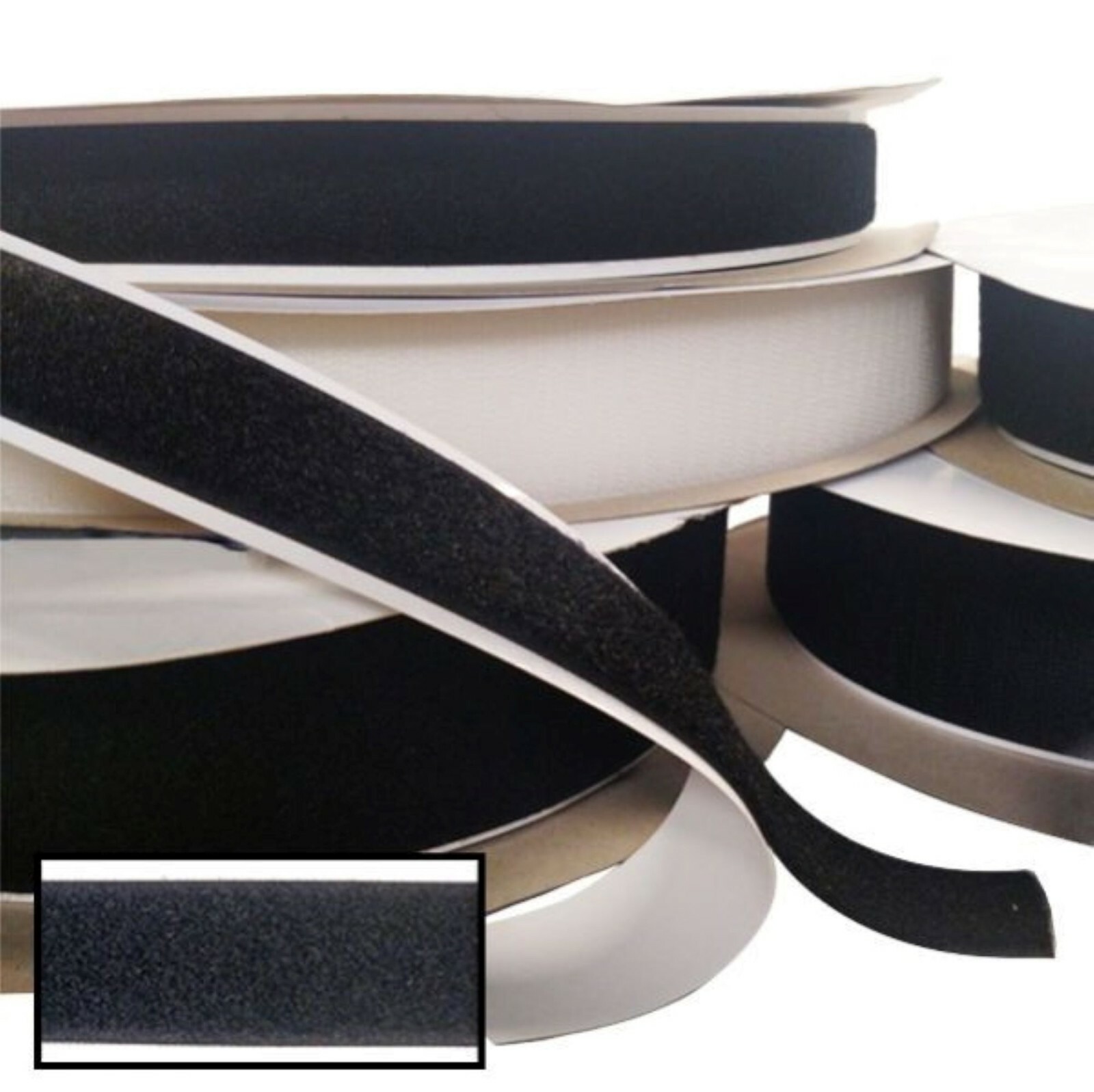 4 x 6-inch Hook and Loop Set Sew on Double-Sided Self Adhesive Mounting Sticky