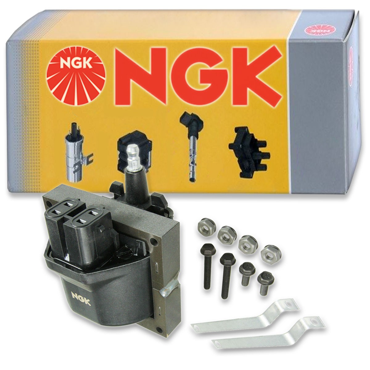1 pc NGK Ignition Coil for 1985-1995 Chevrolet Caprice 5.0L 5.7L 4.3L V8 ej
