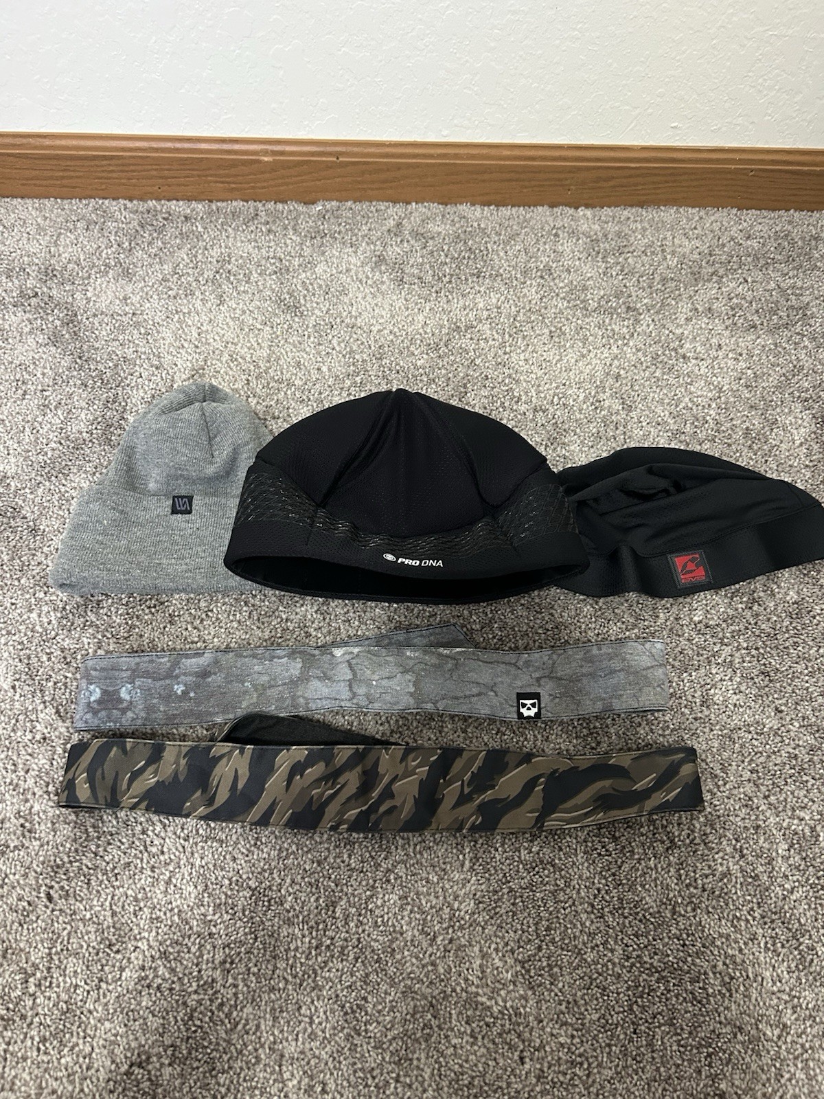 Paintball Head Gear Lot Head Wraps Pro DNA Padded Beanie
