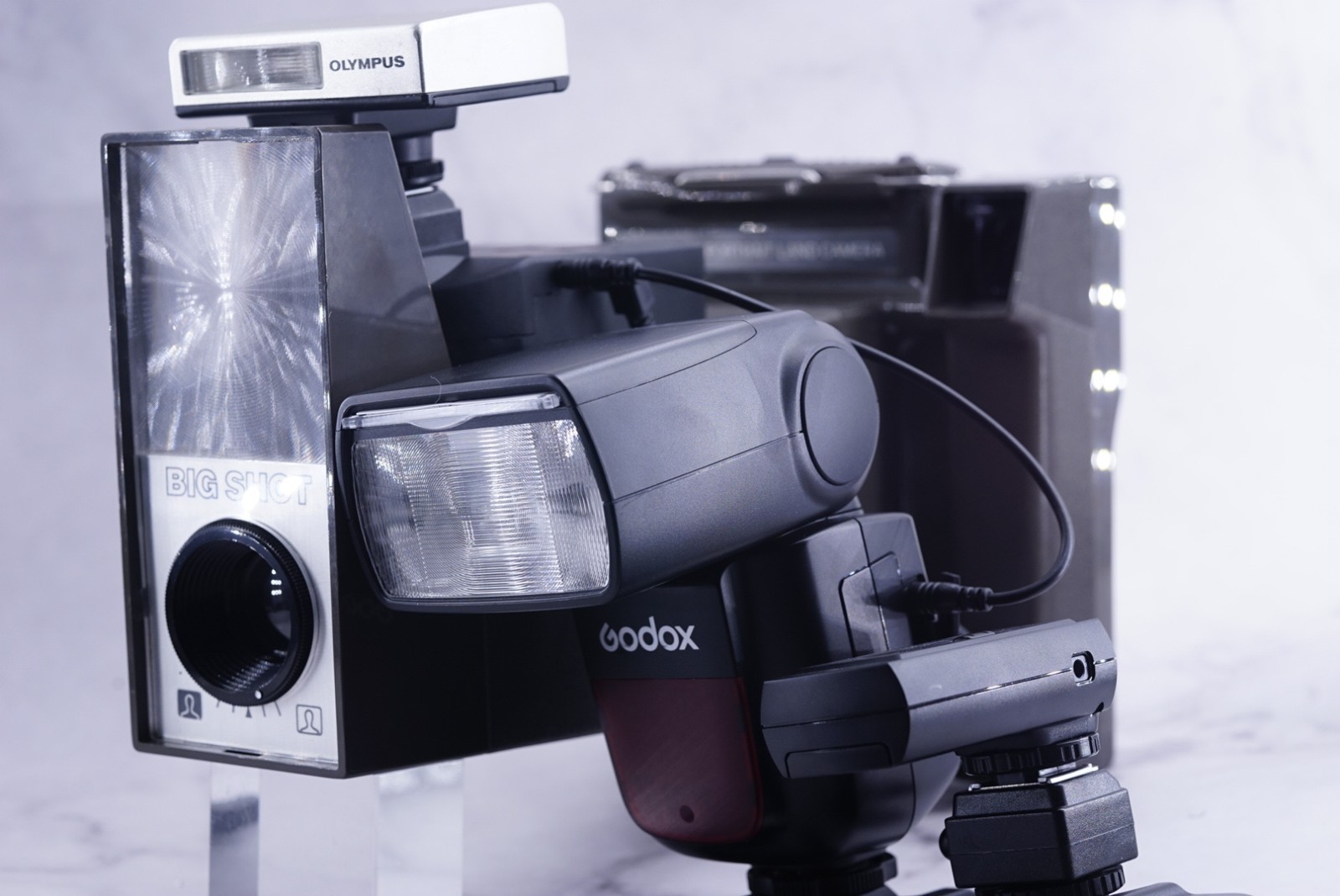 POLAROID BIGSHOT FLASH ADAPTER HOTSHOE-MAGIC-X     Ver 1.0 ACCESSTORY