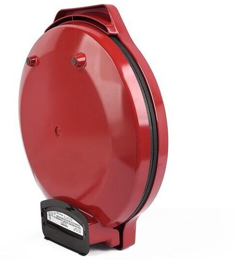 Courant 12 Inch Electronic Pizza Maker, Griddle, Multipurpose Oven, Red
