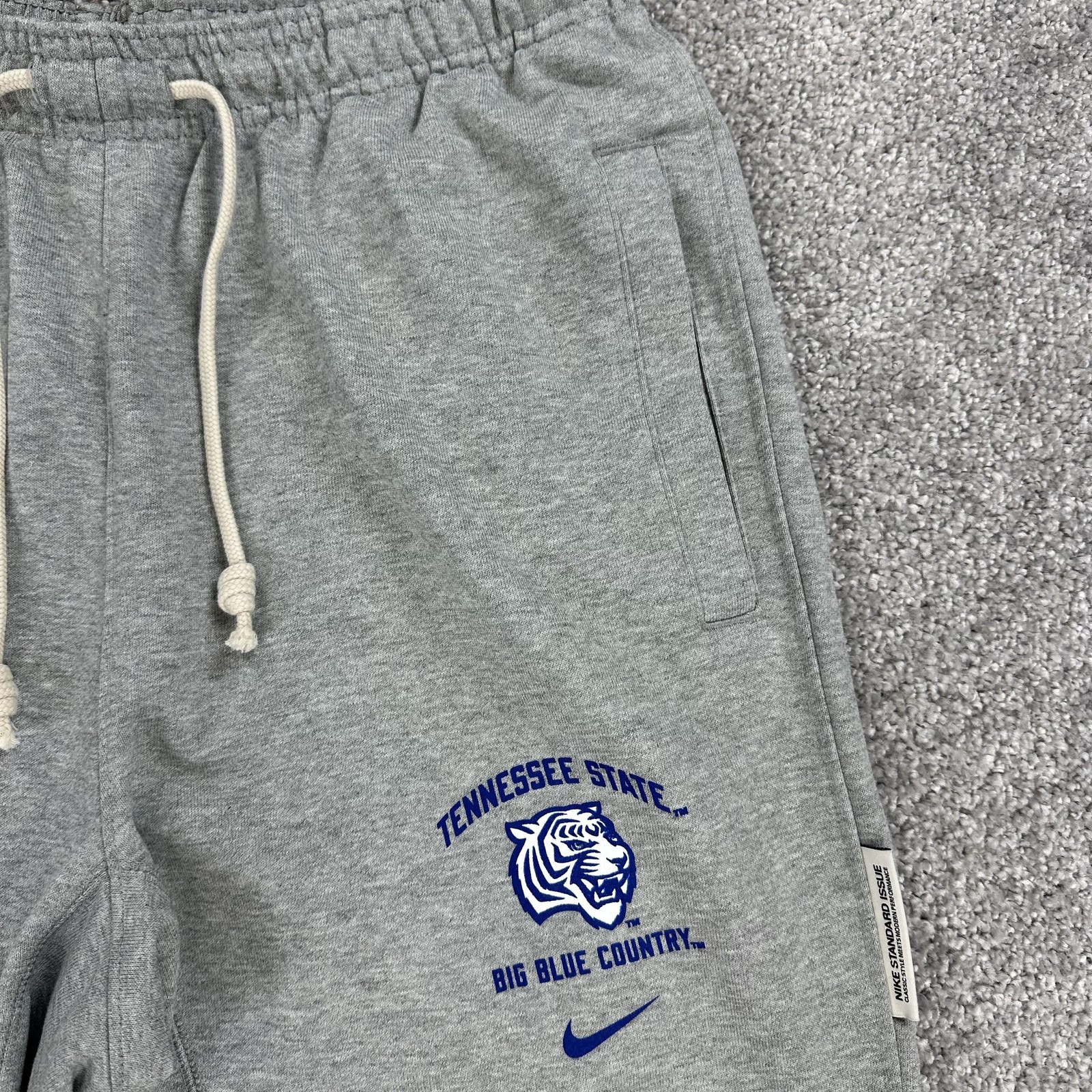 Tennessee State Tigers Pants Mens Large Gray Nike Dri-FIT Jogger Sweatpant TSU