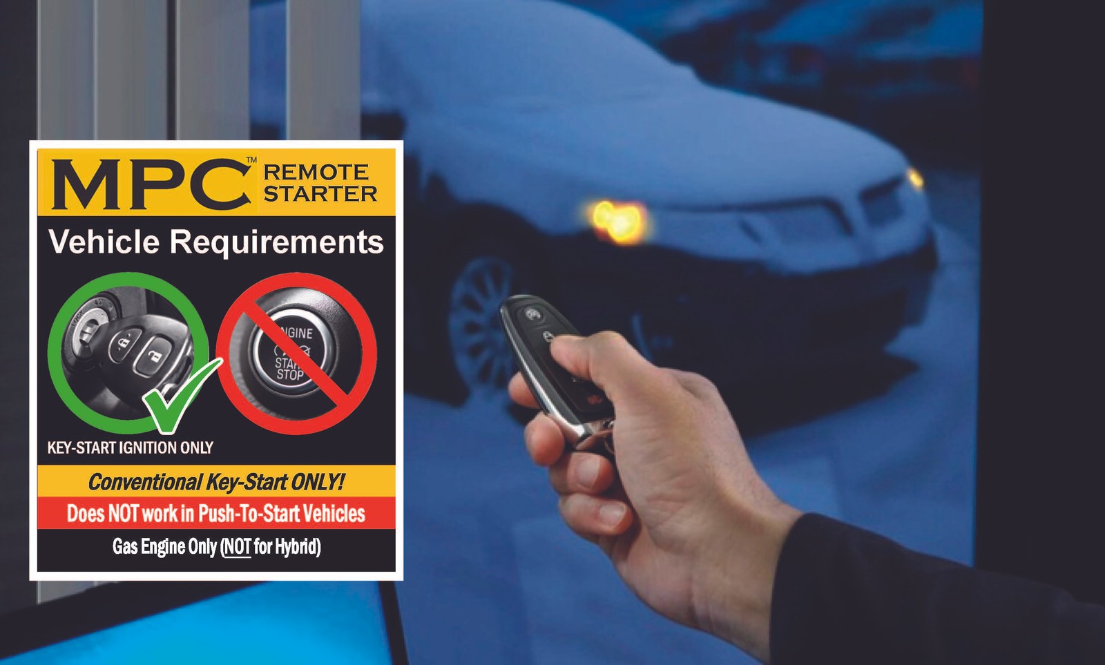 Remote Start Kit With Keyless Entry For 2010-2015 Toyota Tacoma - With T-Harness