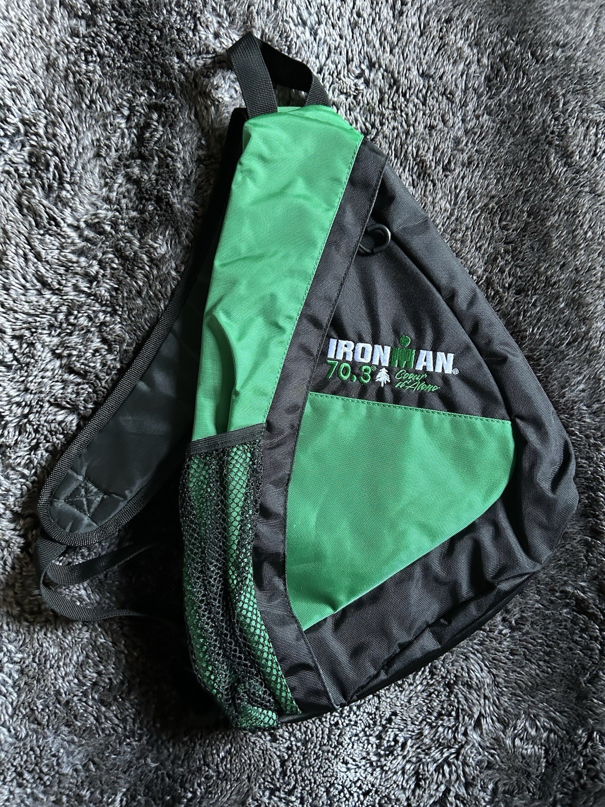 NWOT Ironman 70.3 Coeur d’Alene Backpack Adjustable Strap Embroidered