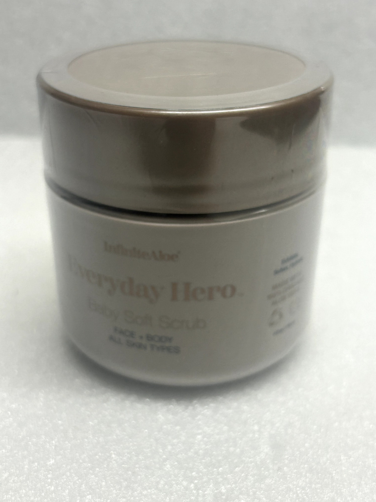 IA InfiniteAloe Everyday Hero Baby Soft Scrub  FACE+BODY ALL SKIN TYPES