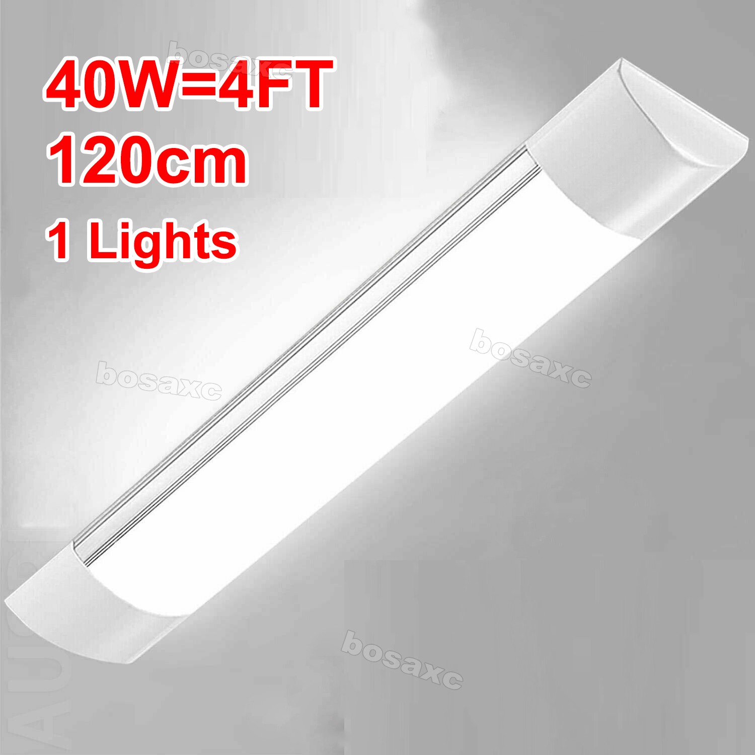 1 PACK 4FT LED SHOP LIGHT 6500K Daylight Fixture LED Ceiling Lights Garage Lamp