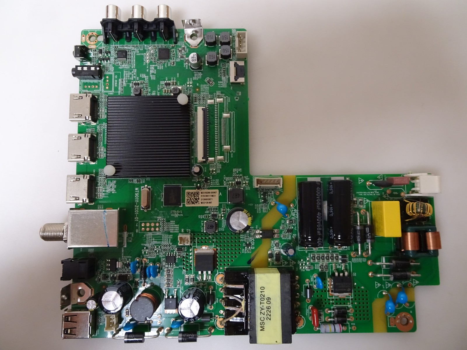 Onn 100068372 Main Board M22139-MT (MT90111-ZC01-01)