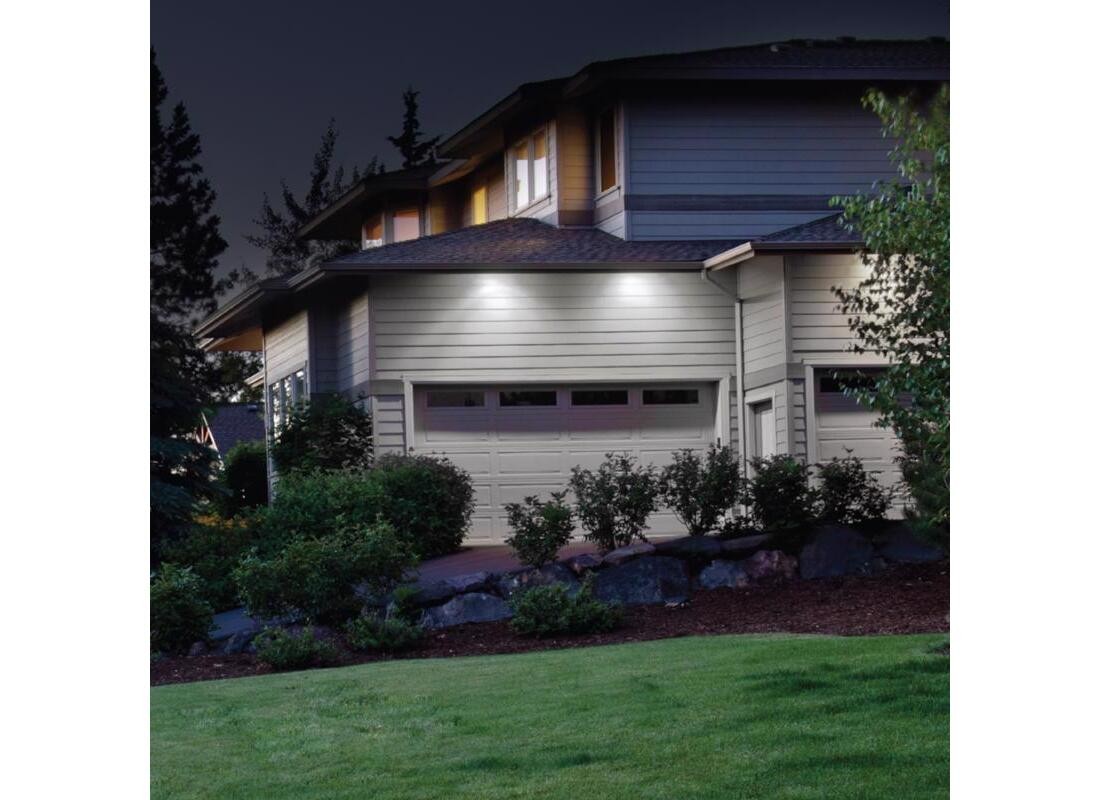 Security Floodlight Switch Hardwired LED Bronze Bronze