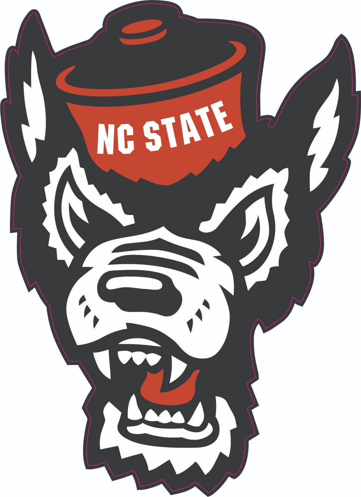 NC State Inspired Full Size Football Helmet Decals