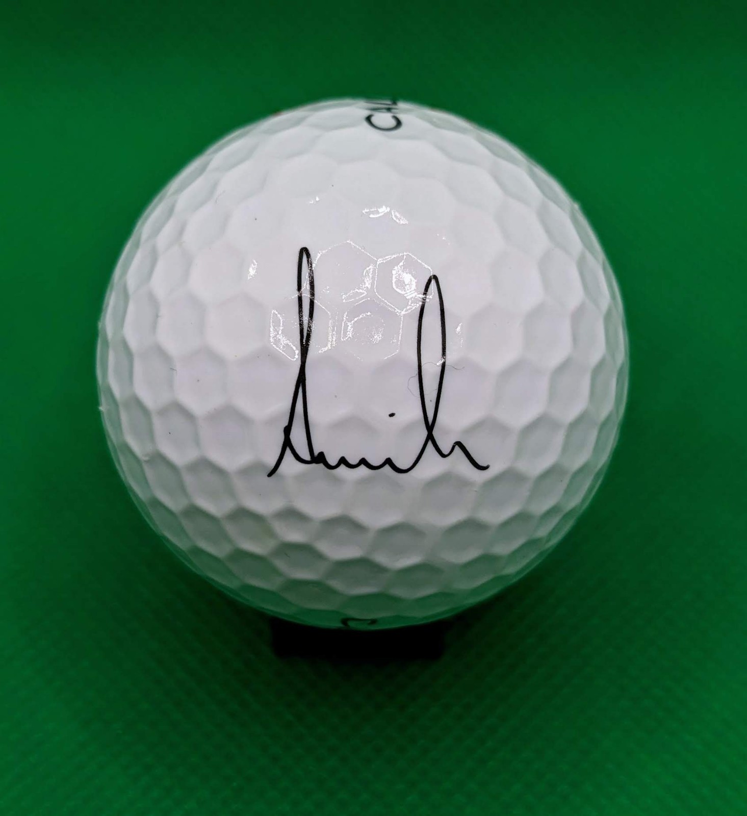 RARE Annika Sorenstam Signature logo golf ball - Callaway - Mrs. 59 - Facsimile