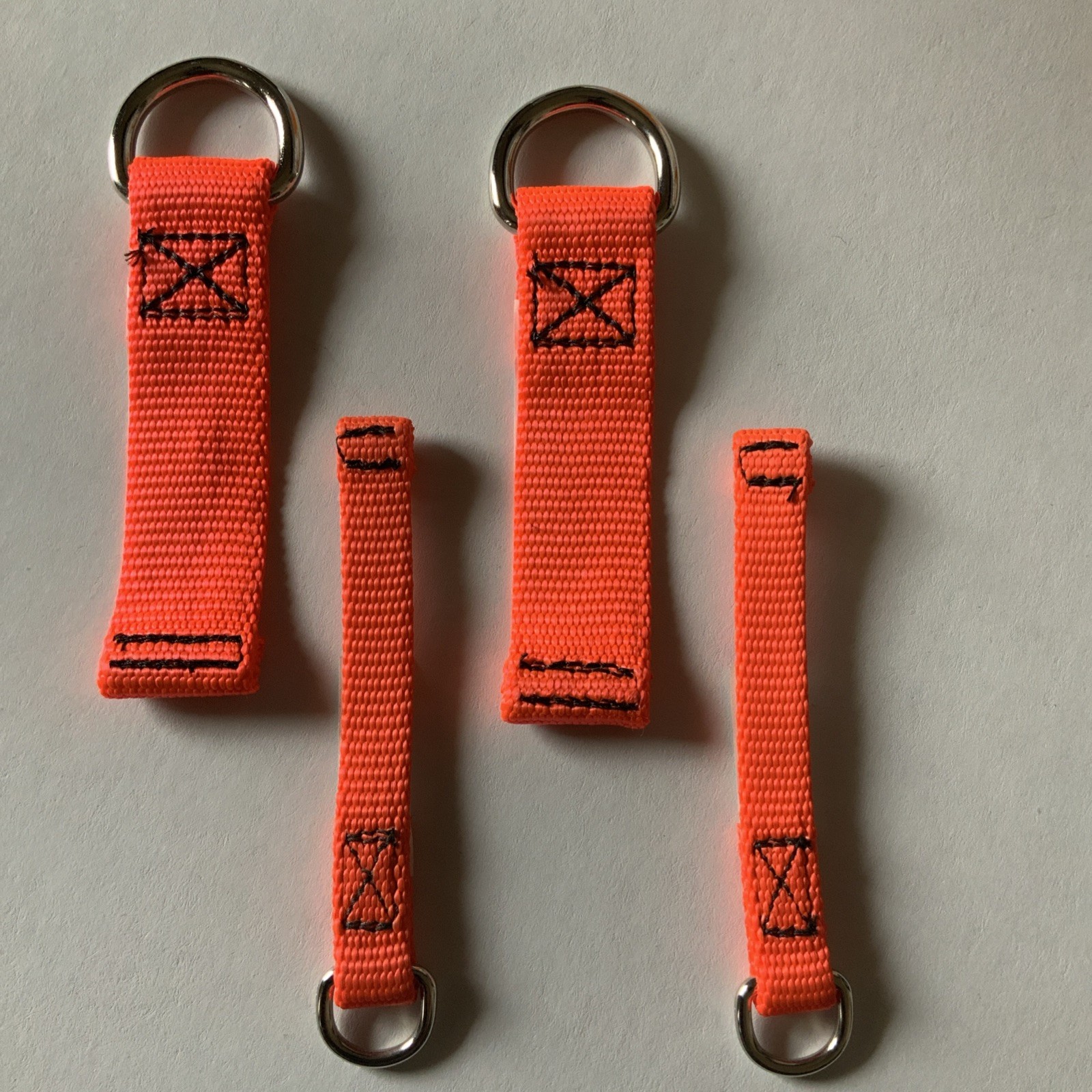 LOT OF 4 Proto Standard Web Tether w/Stainless D-Ring Nylon Webbing USA Made