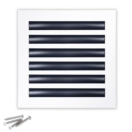 12x12 Modern AC Vent Cover Decorative Air Vent Register Grille, Linear Slot Diff