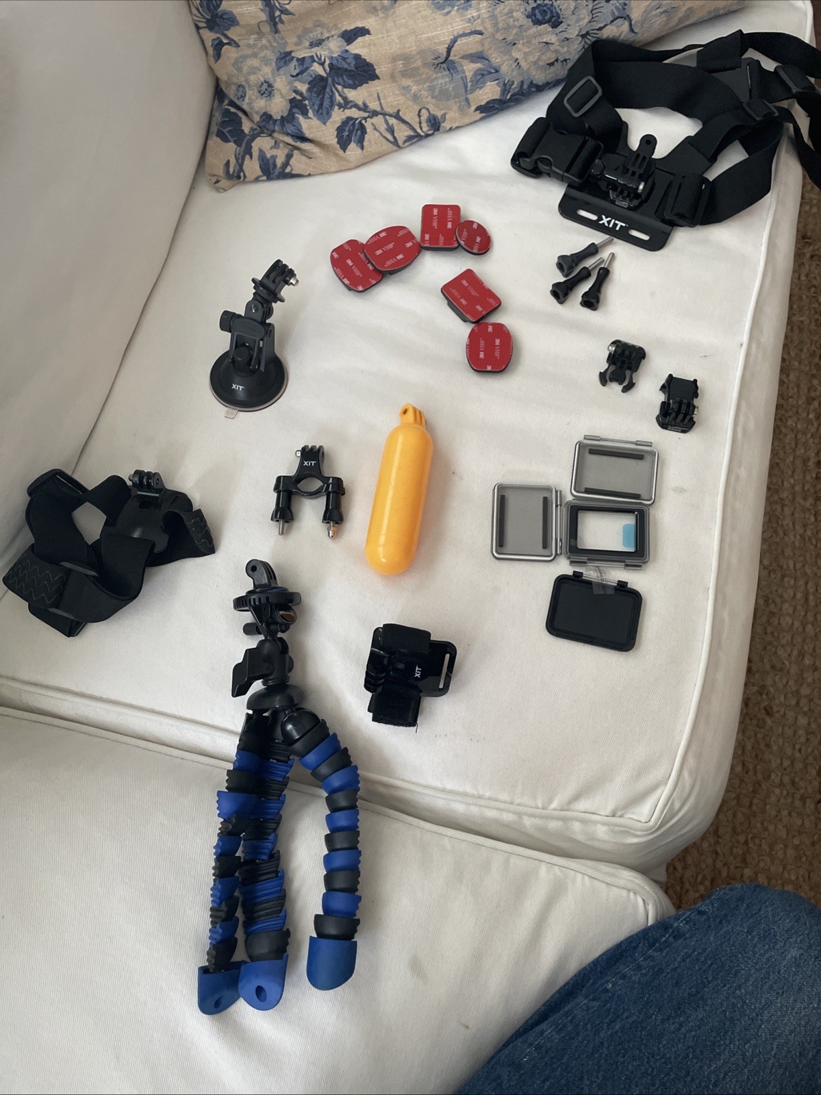 GoPro Accessories Lot – Suction Mount, Floating Handle, Adhesive Mounts & More
