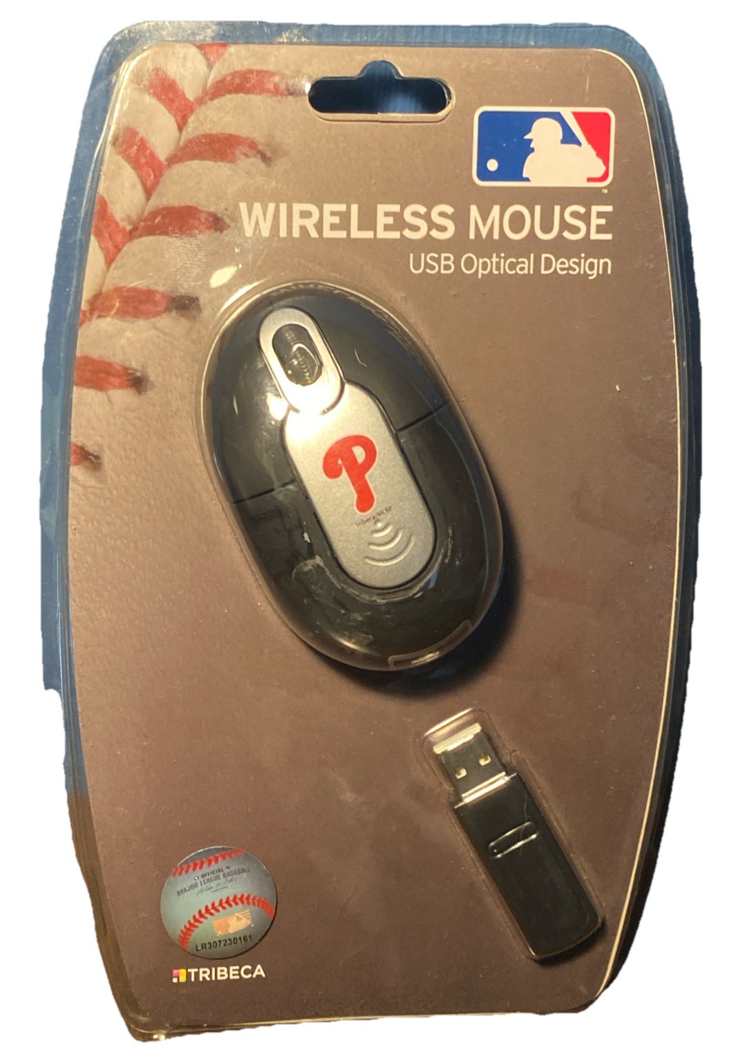 VINTAGE Philadelphia Phillies Optical Computer Mouse - Tribeca MLB USB Mac/PC