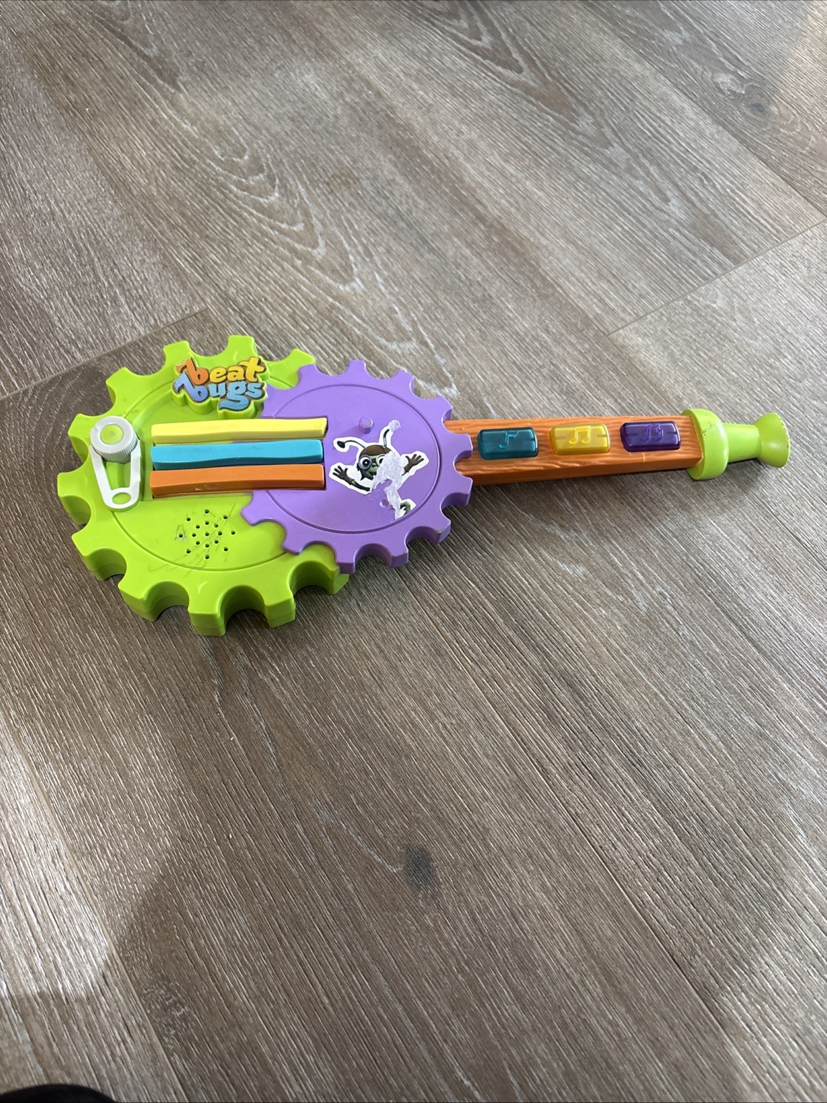 Beat Bugs Fun Guitar for Kids Plays Music. Still Works! New Batteries Included!