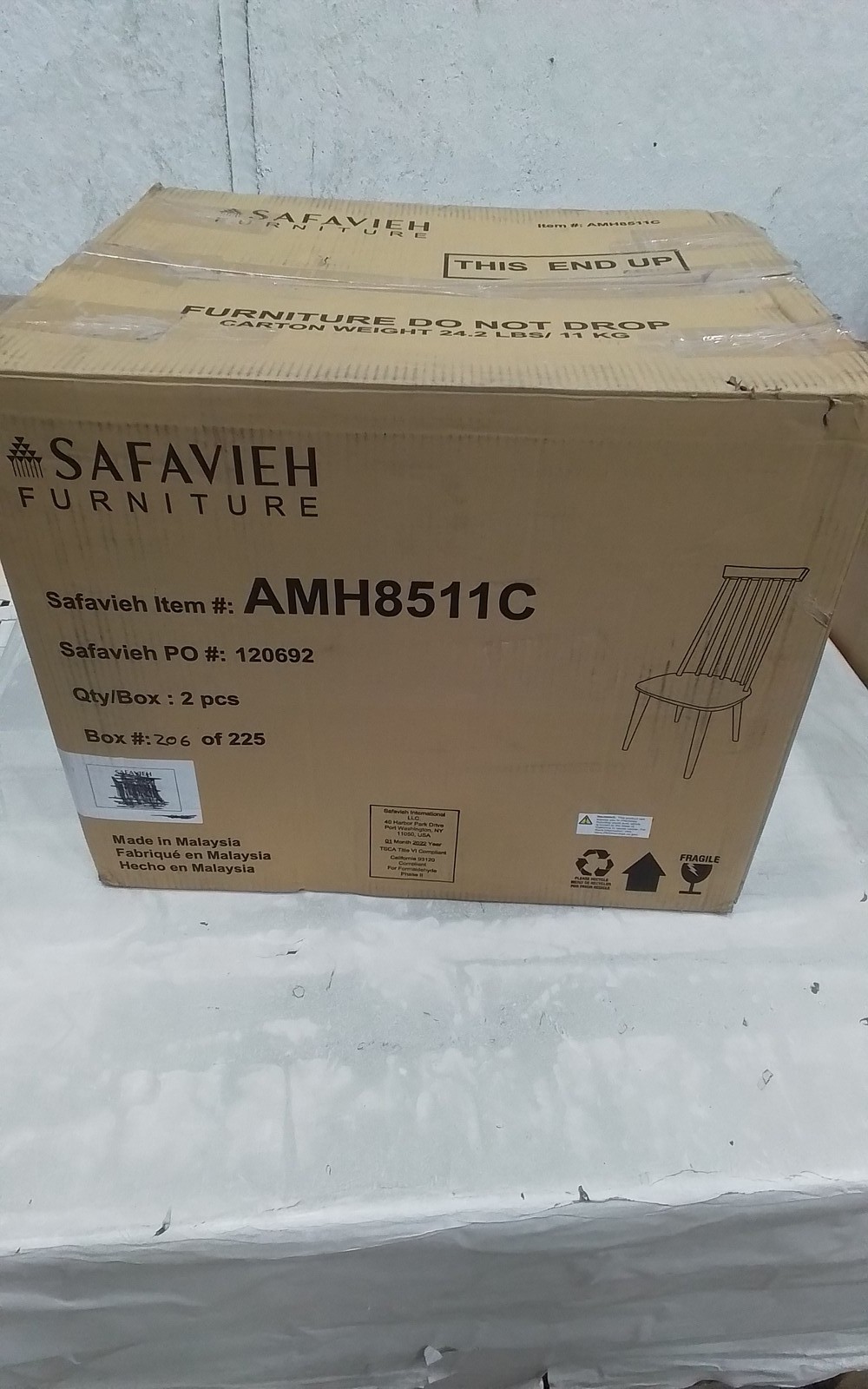 Safavieh BURRIS SIDE CHAIR, Reduced Price 2172770879 AMH8511C