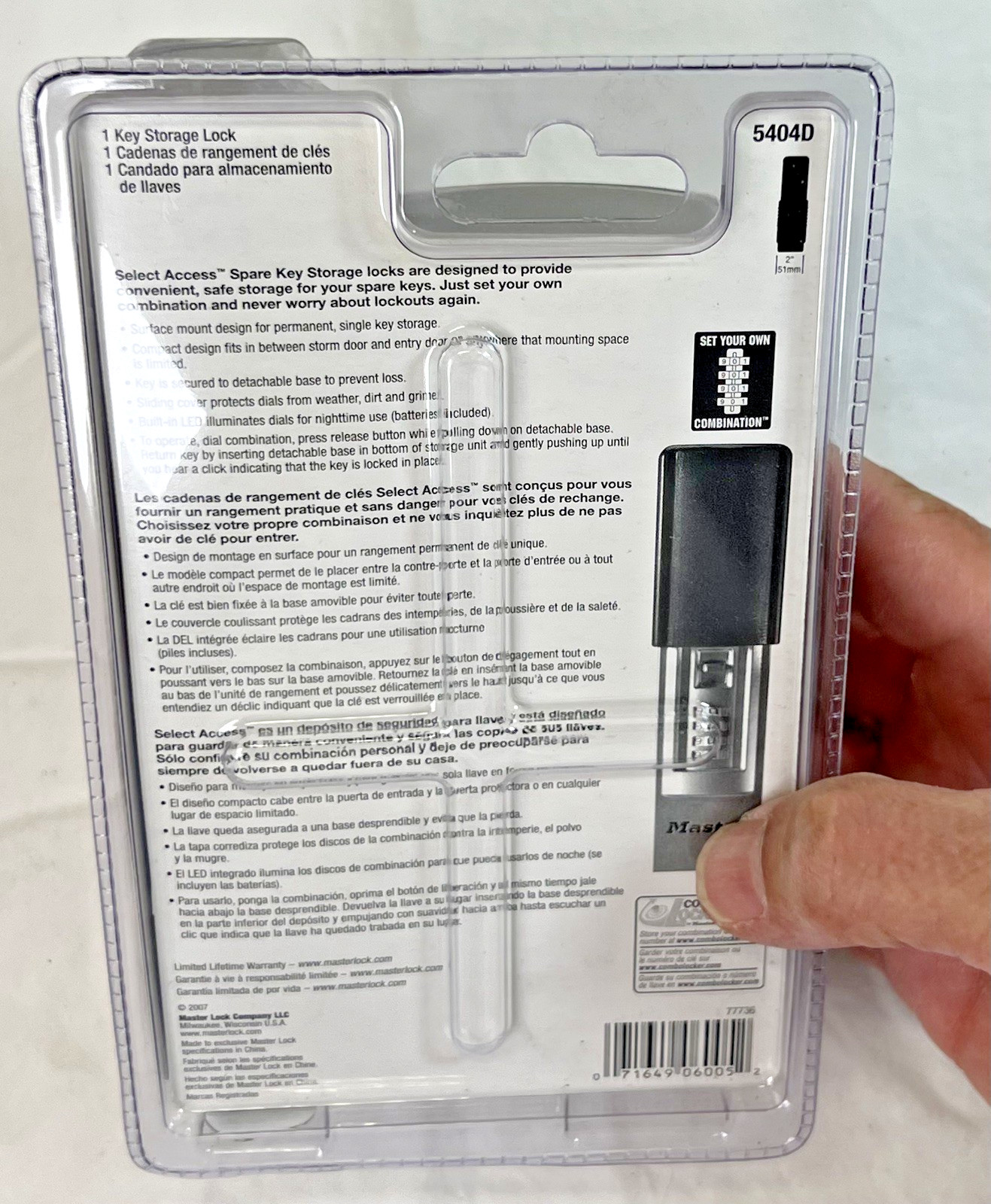 MASTER LOCK 5404D Locking Key Storage