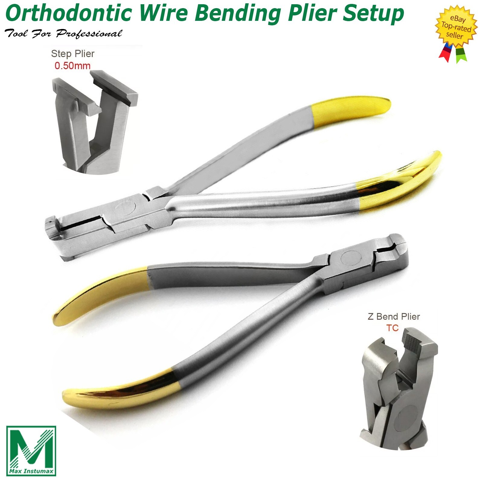 Orthodontic Intraoral Wire Bending Z Bend Step Plier Dental archwire Instruments