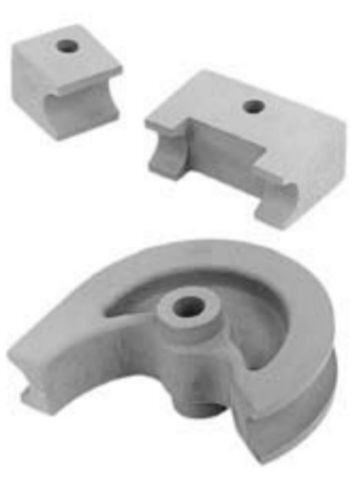 #2 Hossfeld Bender 3/4" OD X 2" CLR 180 deg. bending die set draw back block 
