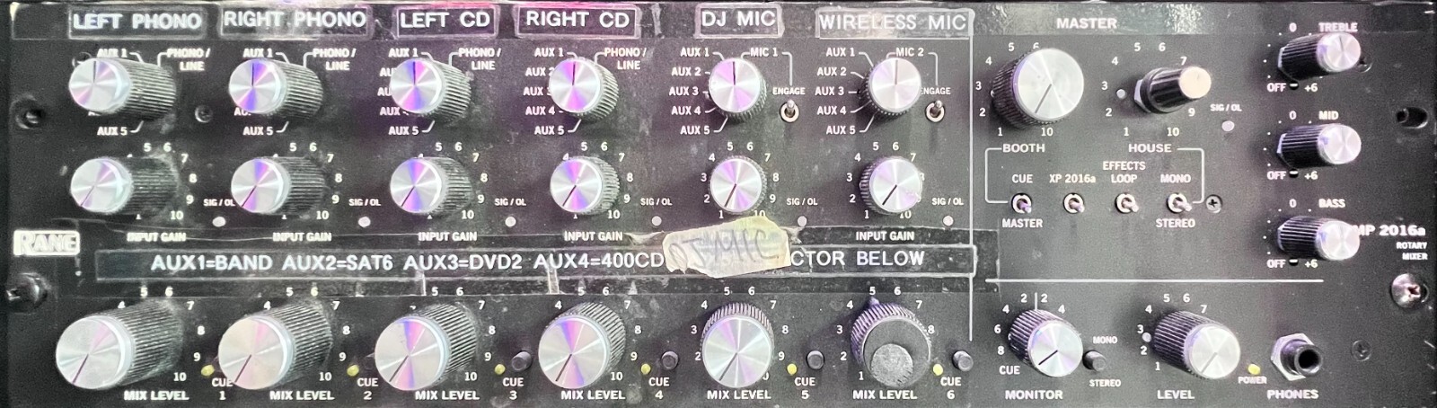 RANE MP 2016 Rotary DJ Mixer + Expander