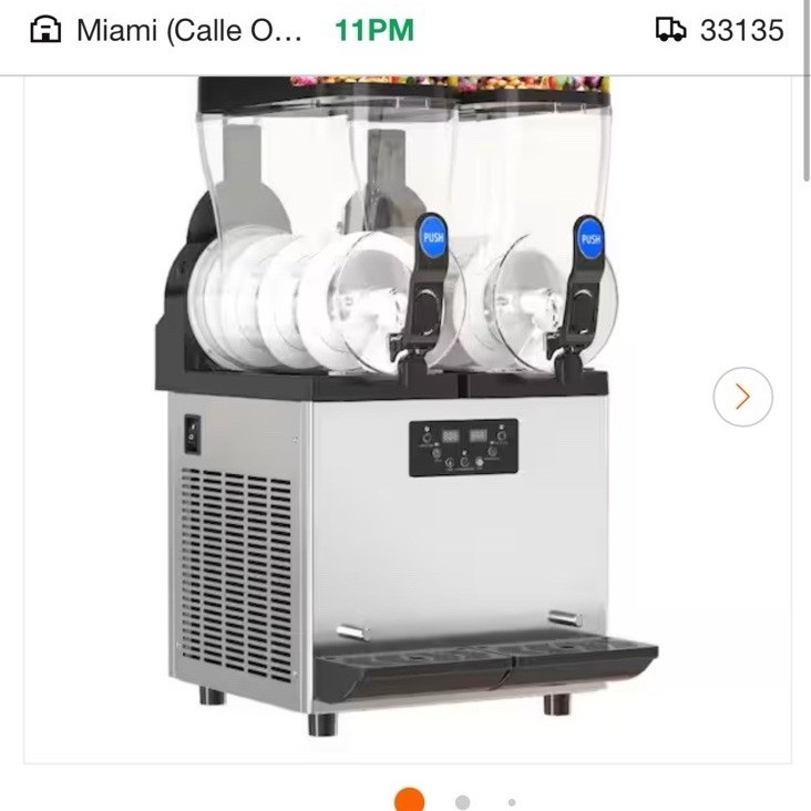 Spelor XN240B Commercial Slush Machine 2 Bowls Frozen Drink Maker
