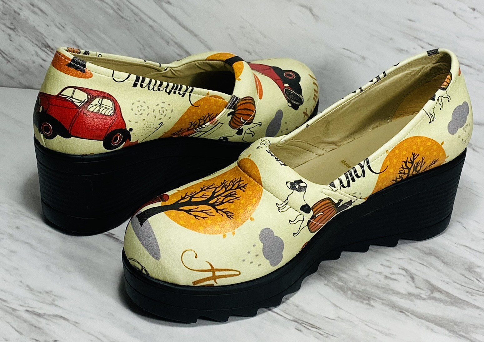 Cella clogs size 37 Autumn print