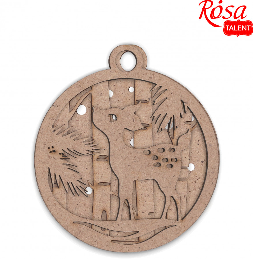 Rosa Talent Winter Story 4 - set of bases for decoration on fiberboard. 3.54*...