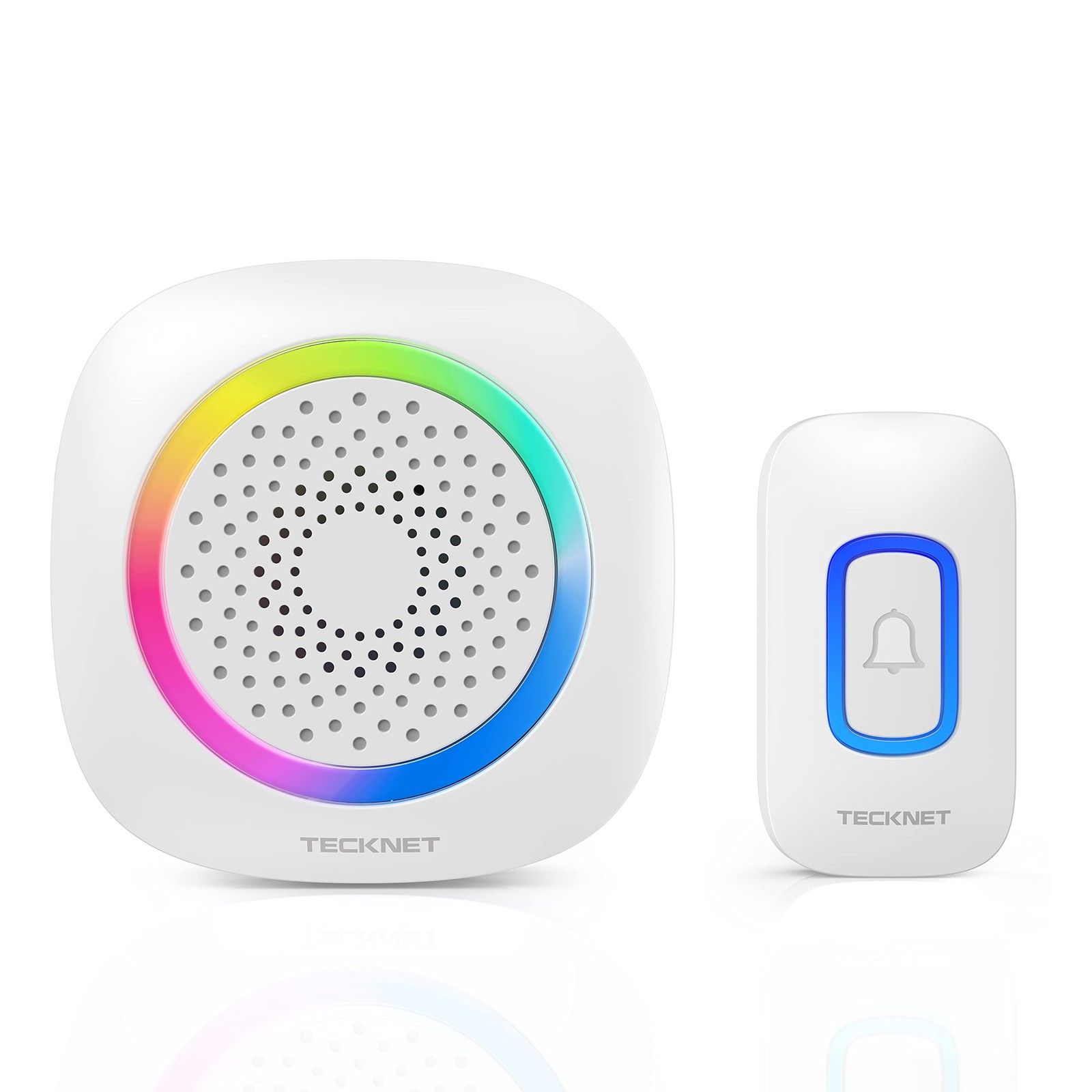 Longest 1300 Feet Wireless Doorbell With Rgb Alarm Lightingbatterypowered Ip66 W