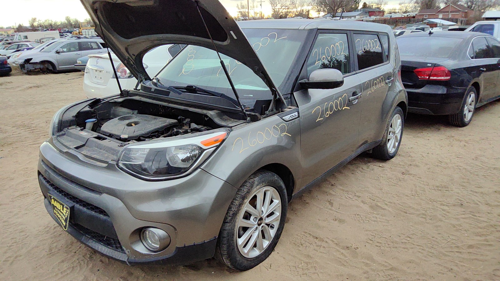 2017-2019 Kia Soul Passenger Right Front Spindle Steering Knuckle With Wheel Hub