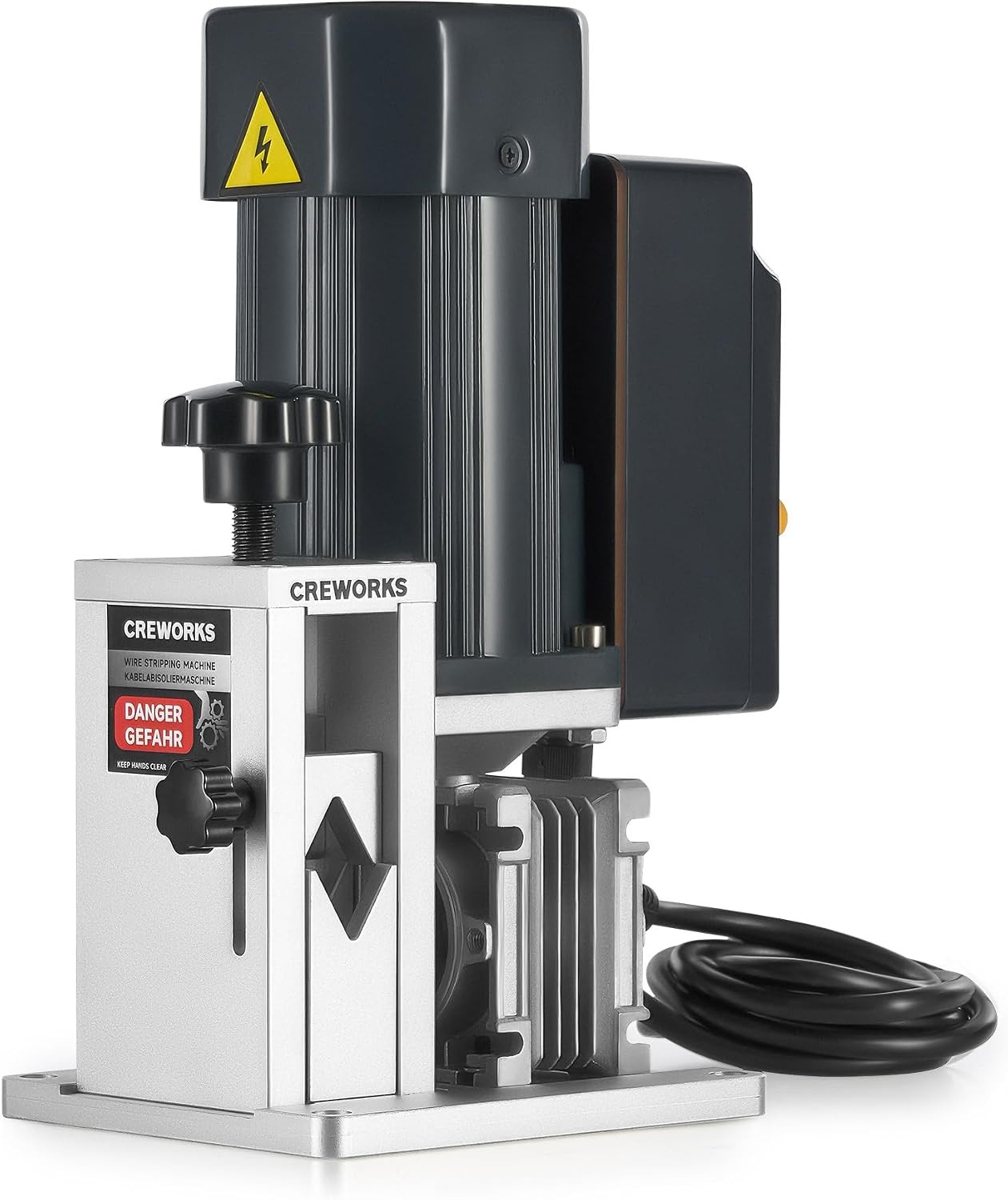 CREWORKS Electric Wire Stripper Machine, 0.06"-0.9" Automatic Wire Stripper