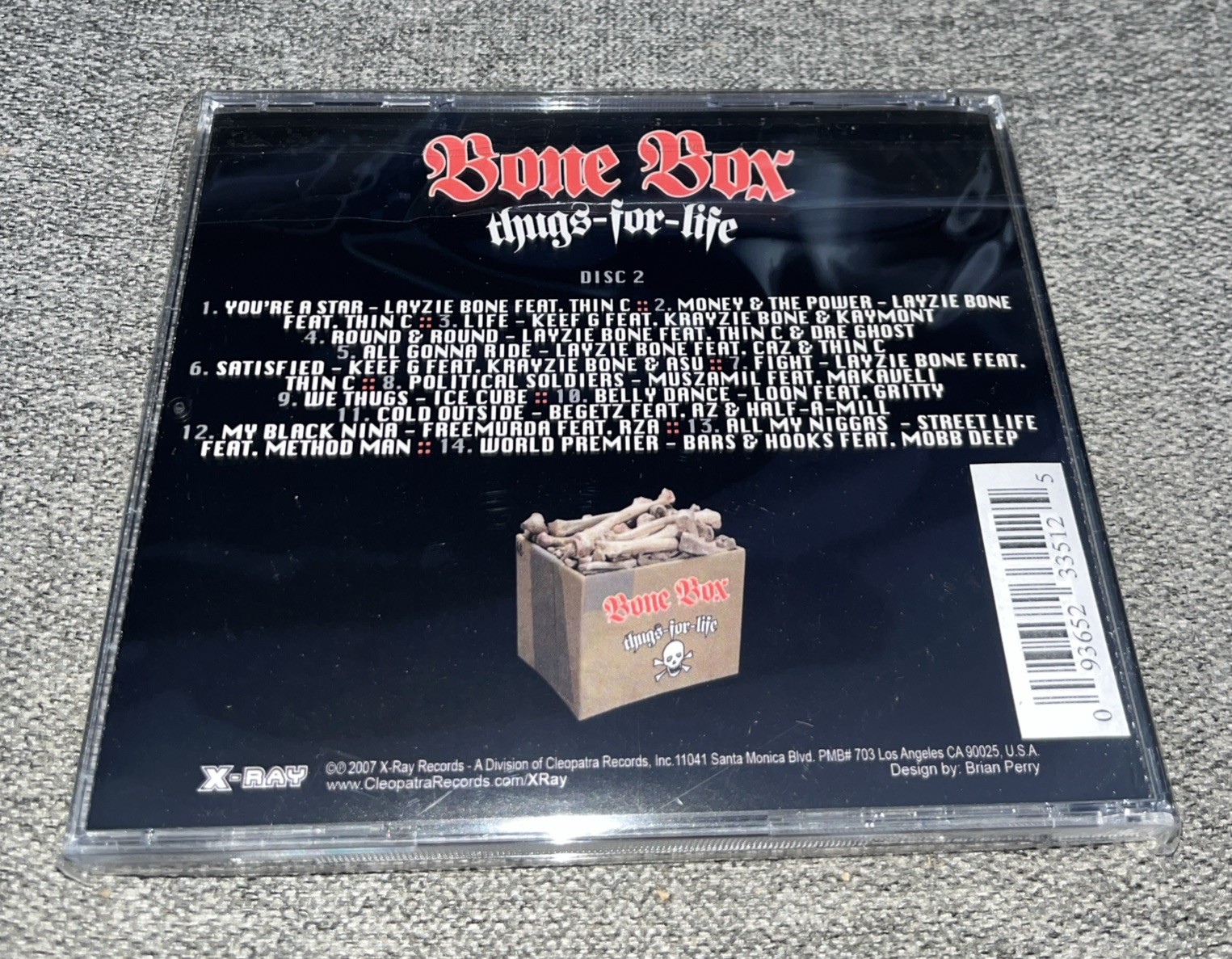 Bone Box: Thug For Life By Various (New CD)⭐️Buy Any 3 Get 1 Free⭐️