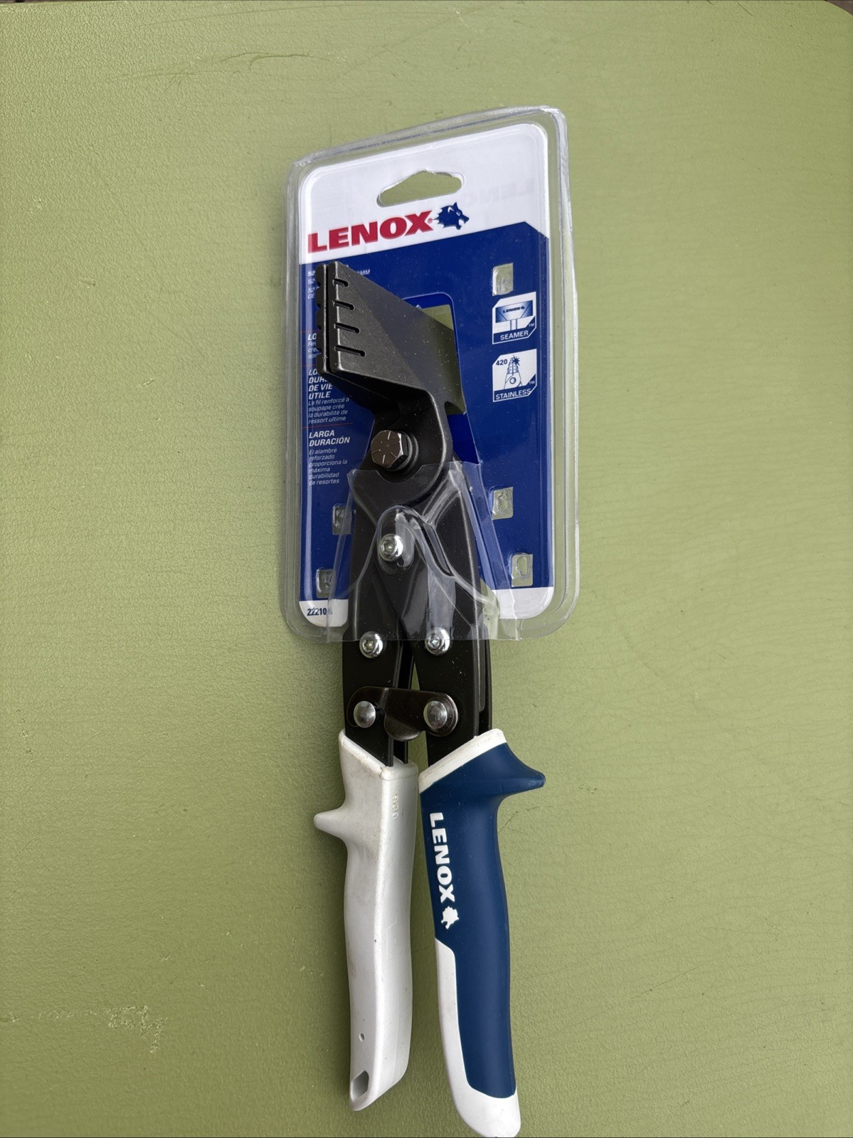 LENOX 3" Hand Seamer Stainless Steel Sheet Metal HVAC Bending Tool NEW⁠