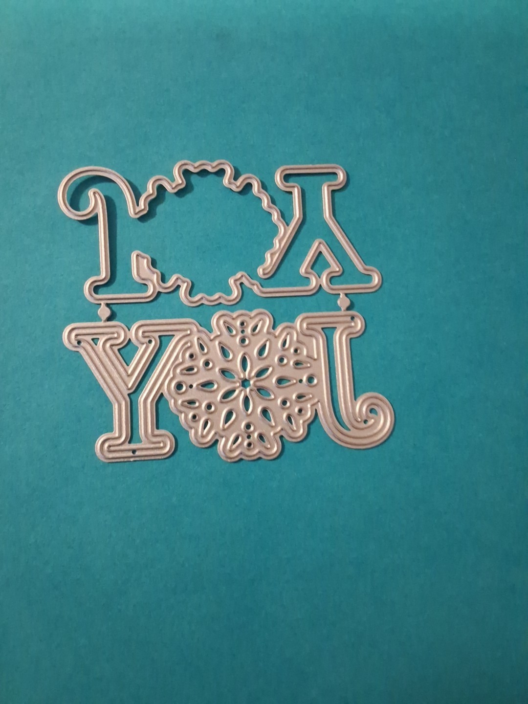 Metal Die Scrapbooking Cardmaking JOY