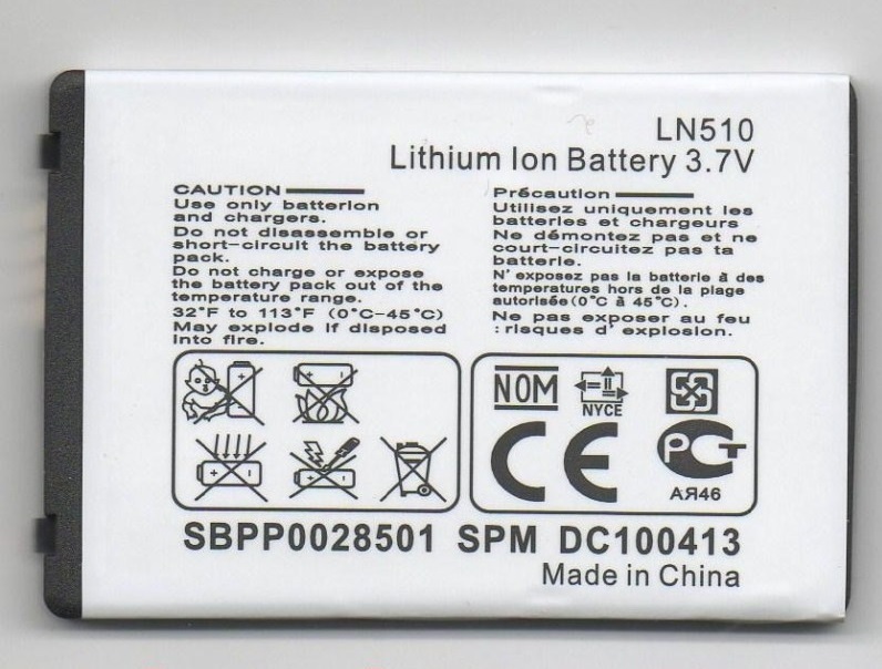 NEW BATTERY FOR LG LN510 RUMOR TOUCH LGIP-401N USA SELLER