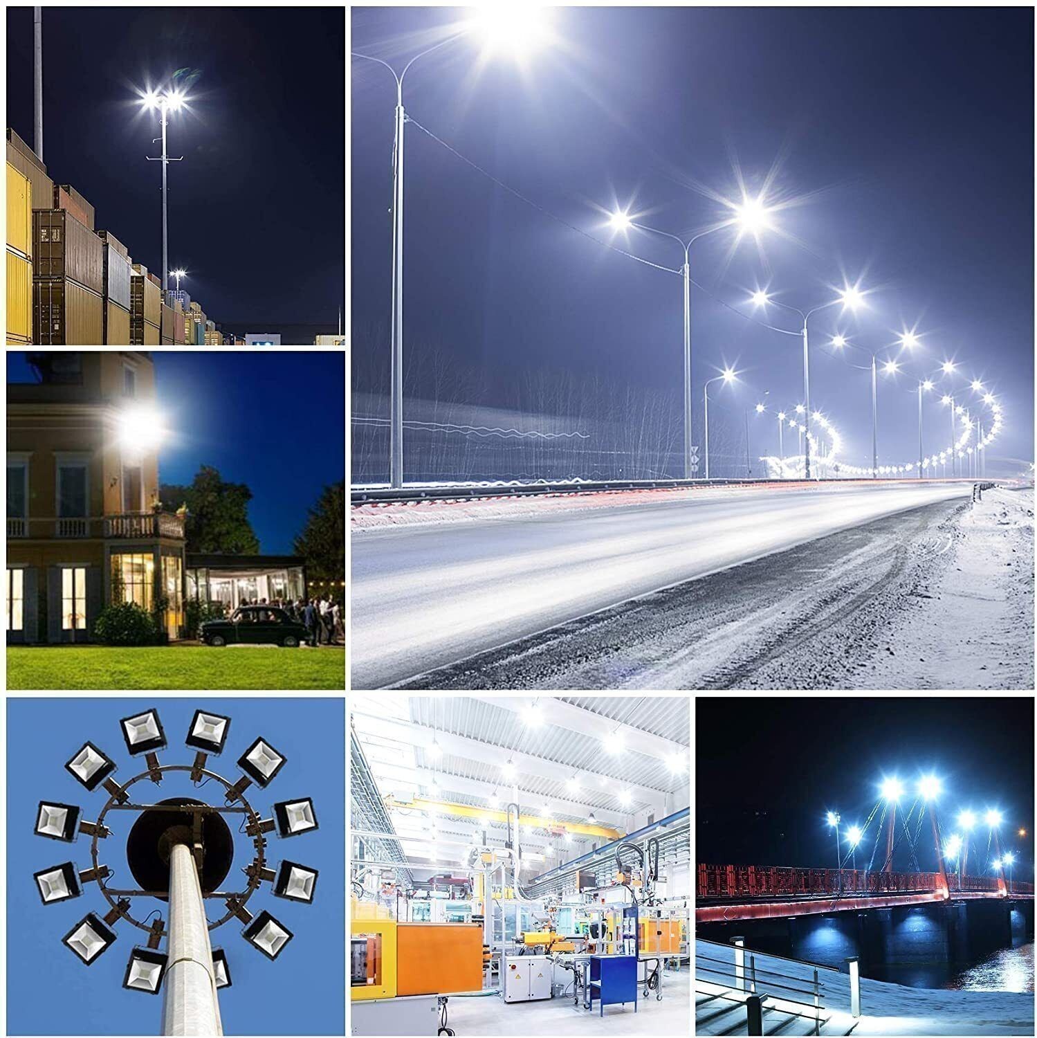 240W LED Flood Light Outdoor Yard Garden Security Area Spotlight Lighting 5000K