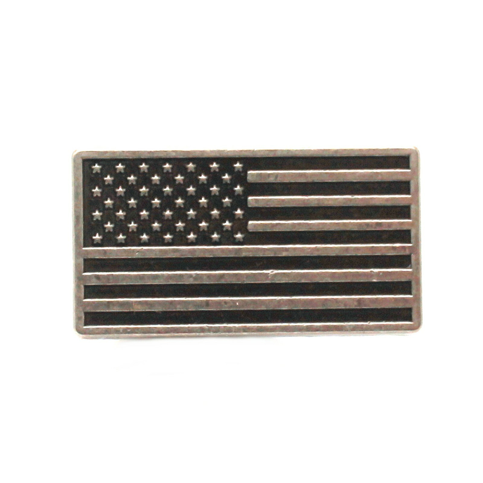 Tactical US Flag Decorative Snap Set Concho Antique Nickel 1" 1265-109