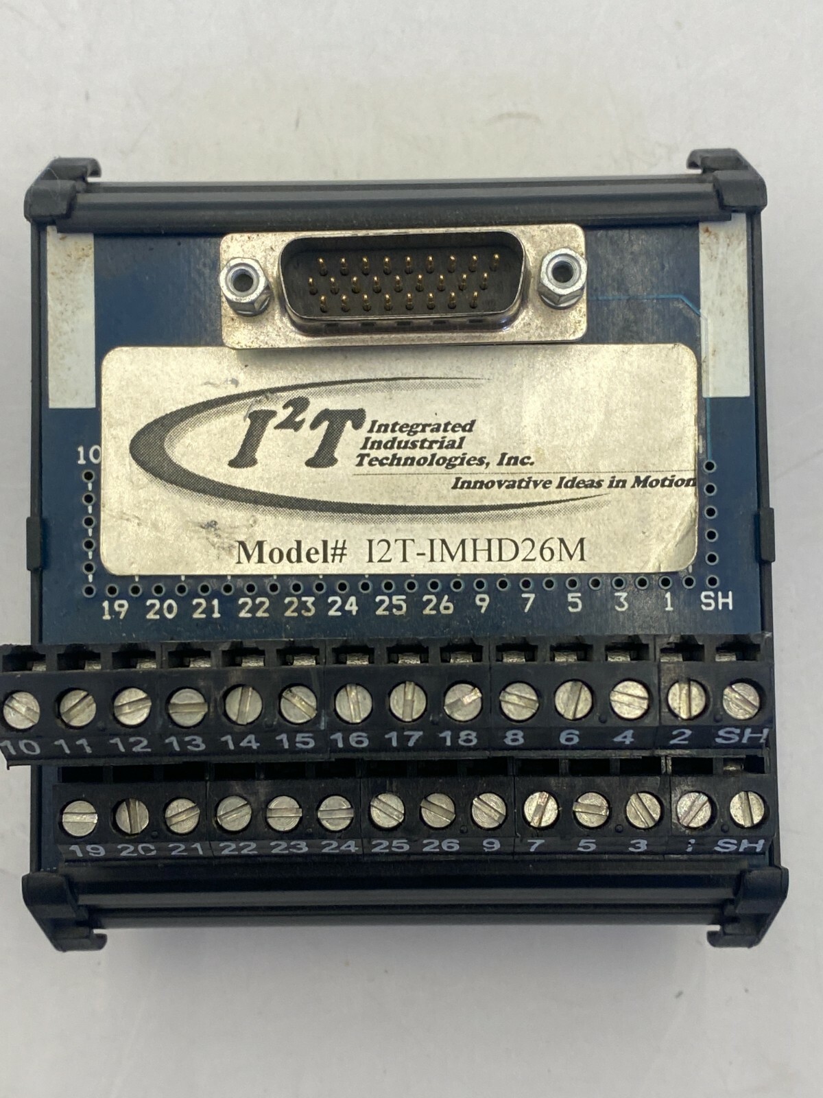 INTEGRATED INDUSTRIAL TECHNOLOGIES I1T-IMHD26M TERMINAL MODULE NNB